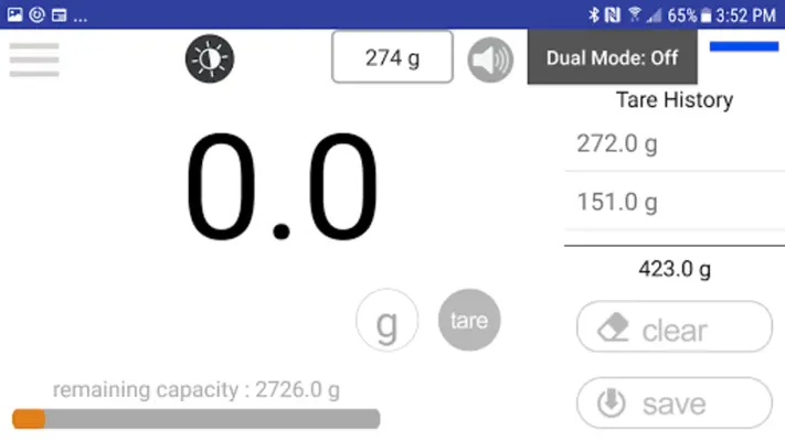 Baking Scale android App screenshot 1